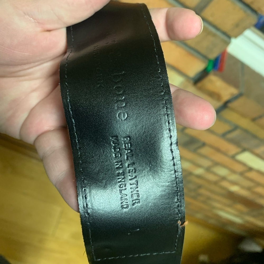 Rag & Bone Brown and Orangish Real Leather Belt - Picture 3 of 7
